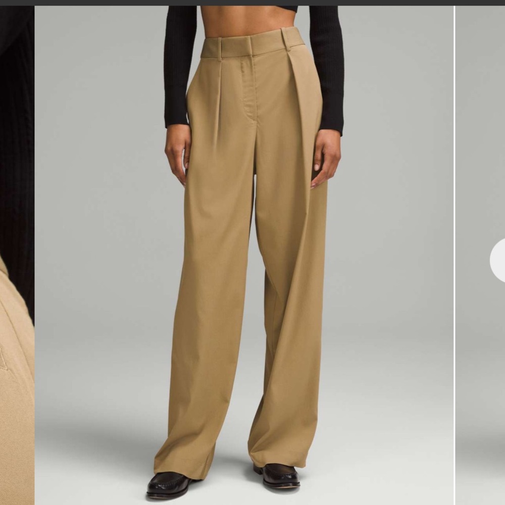 lululemon NWT Wide Leg Trousers High Rise